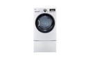 LG Electronics White 28-3/8 in. 7.3 cf Ultra Large Front Load Dryer 