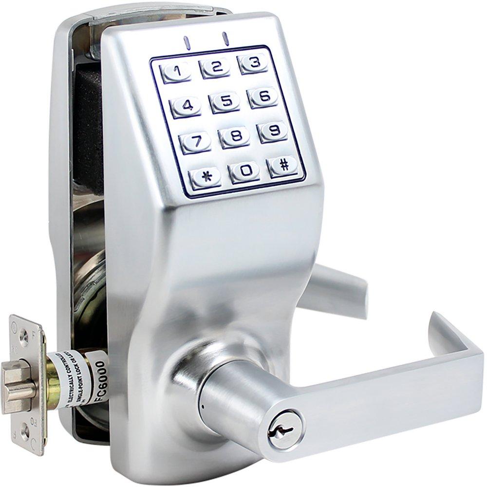 Cal-Royal Satin Chrome 3-3/16 in. Digital Keypad Door Lock 
