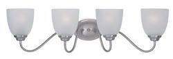 4-Light Wall Bracket Fixture in Satin Nickel