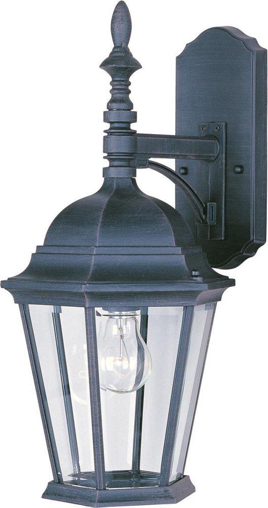 Maxim Lighting&reg; Black 1-Light Wall Lantern 