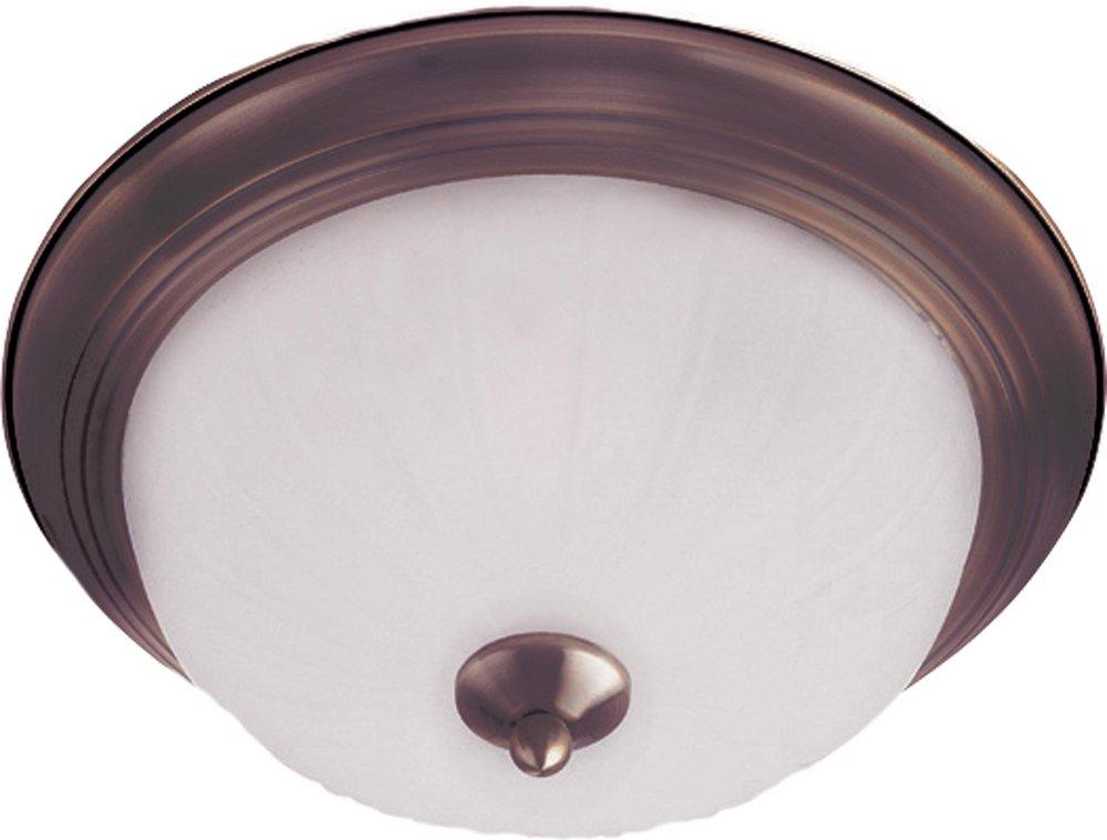 Maxim Lighting&reg; Oil Rubbed Bronze 60W 2-Light Flushmount Ceiling Light 