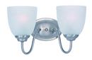 60W 2-Light Bracket Light in Satin Nickel 
