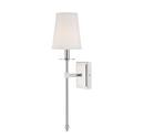 Savoy House Polished Nickel 60W 1-Light Candelabra E-12 Wall Sconce 