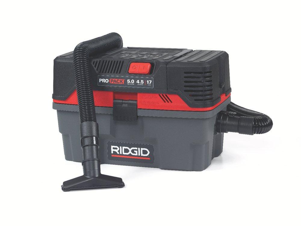 RIDGID Black 4.5 gal Wet & Dry Shop Vacuum 