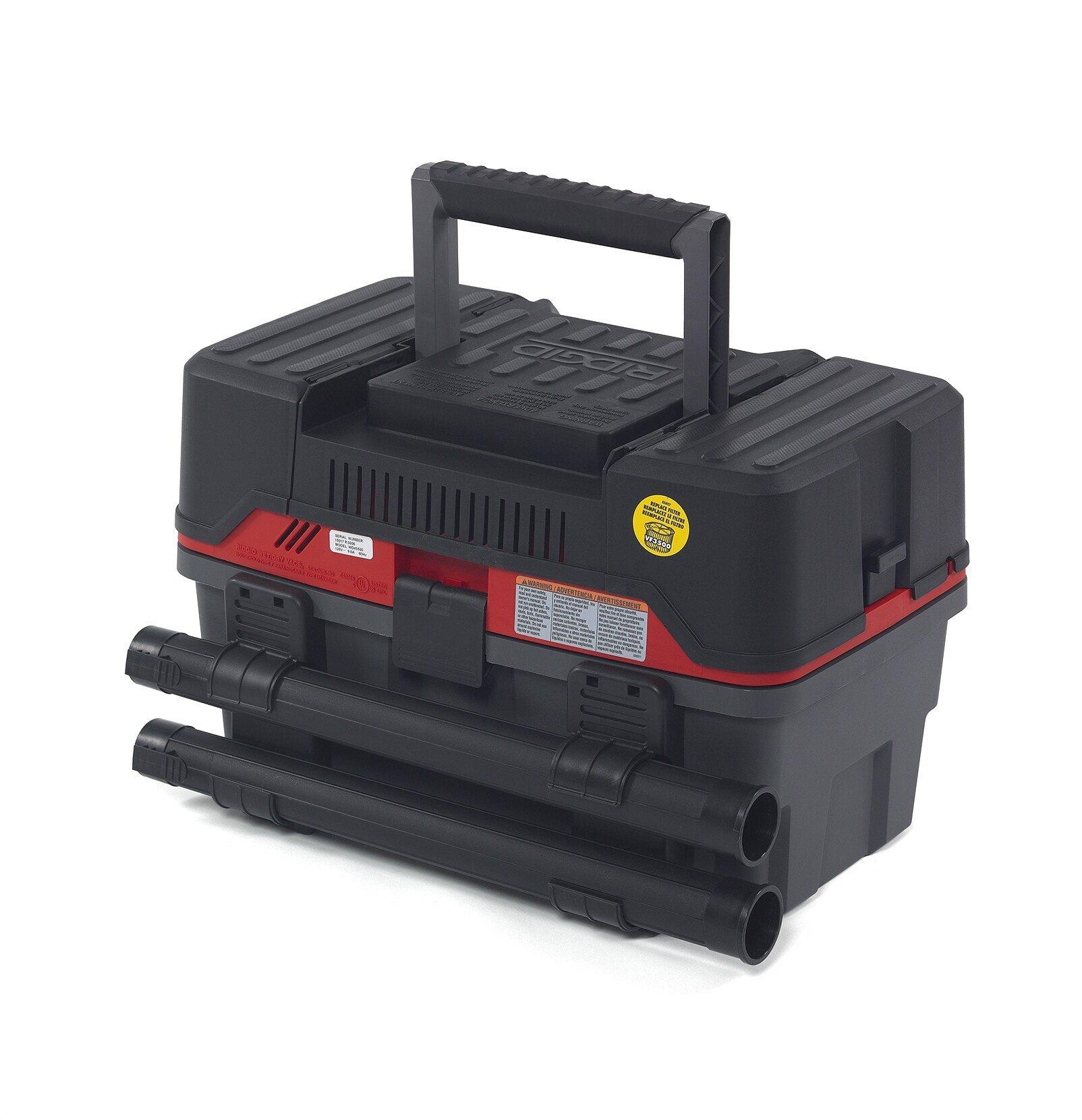 RIDGID Black 4.5 gal Wet & Dry Shop Vacuum 