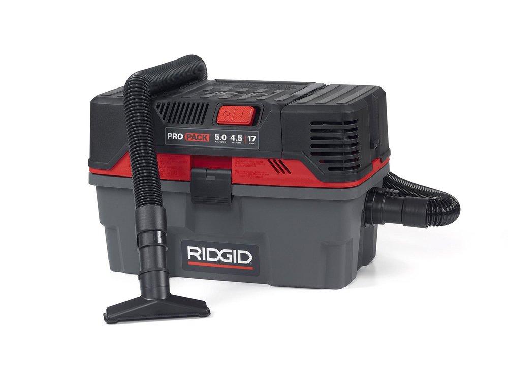 RIDGID Black 4.5 gal Wet & Dry Shop Vacuum 
