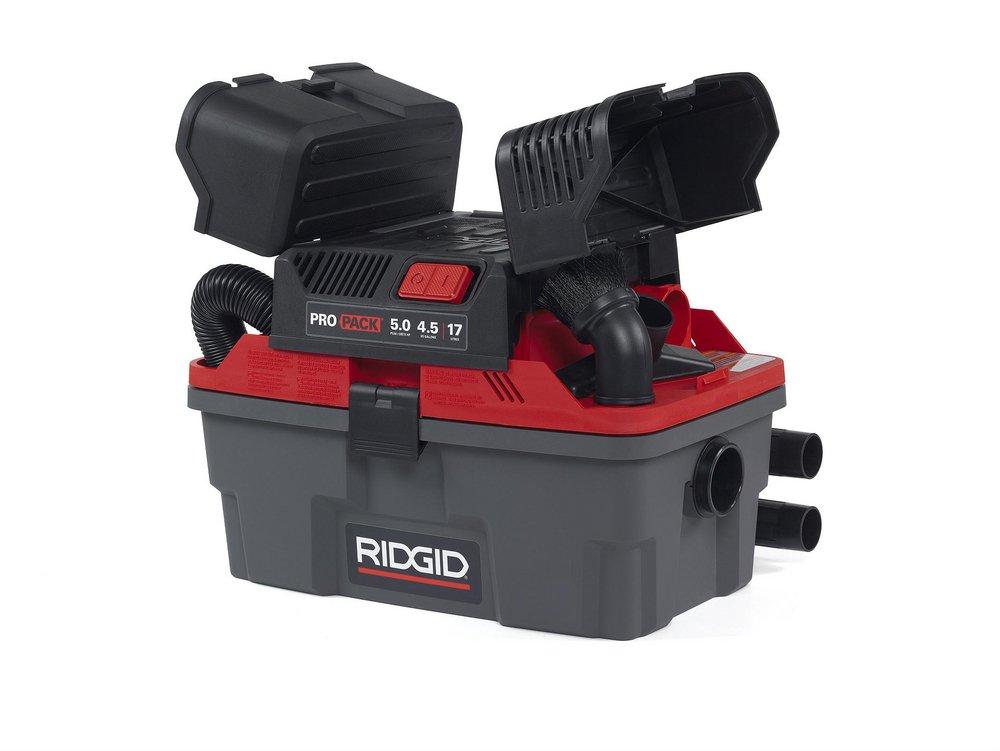 RIDGID Black 4.5 gal Wet & Dry Shop Vacuum 