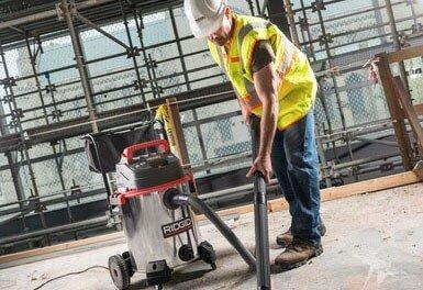 RIDGID Grey Stainless Steel Wet/Dry Vacuum with Cartridge 