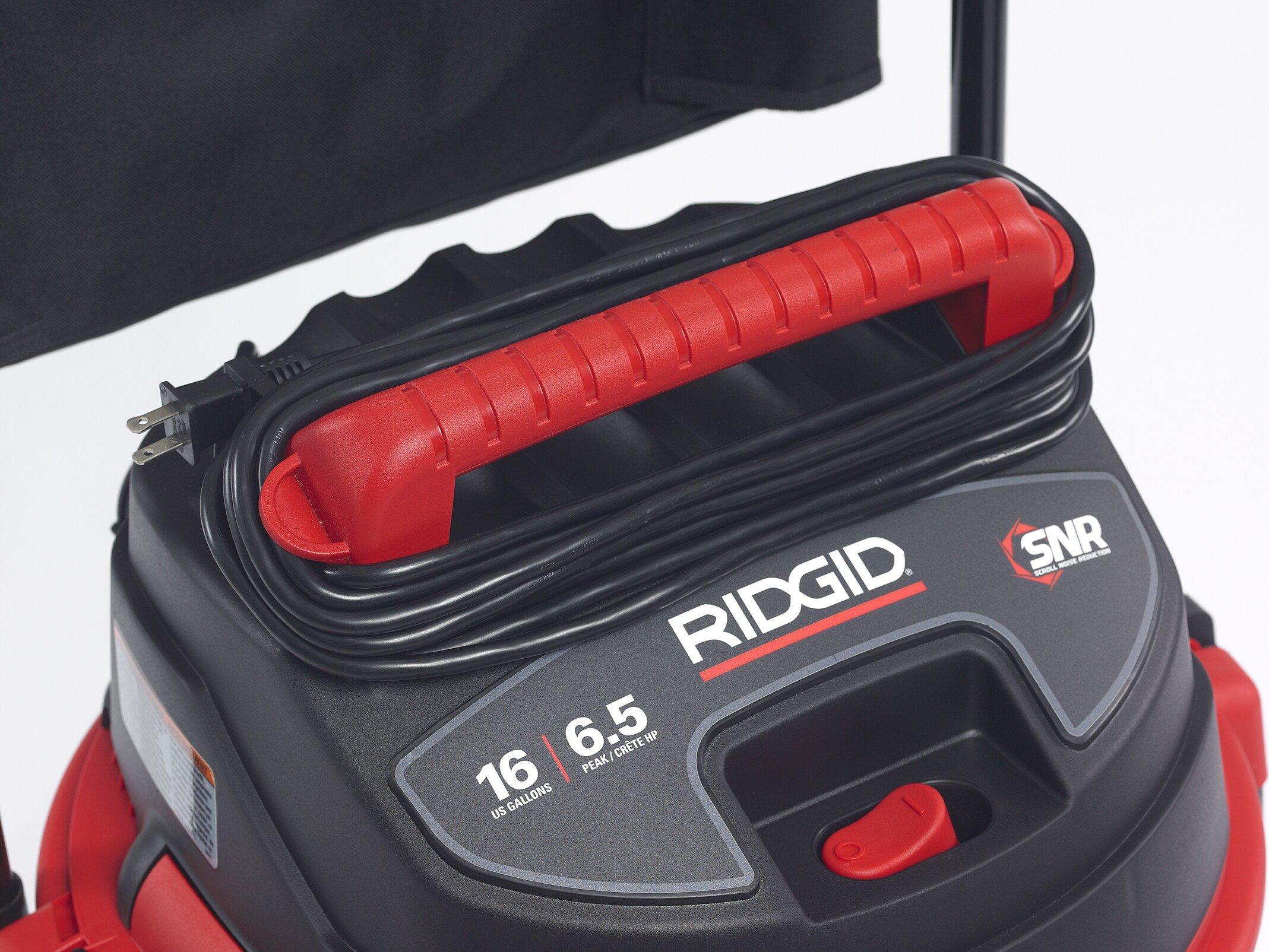 RIDGID Grey Stainless Steel Wet/Dry Vacuum with Cartridge 