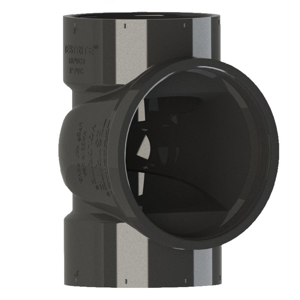 HoldRite&trade; Black Cleanout DWV ABS Tee 