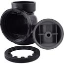 HoldRite&trade; Black Cleanout DWV ABS Tee 