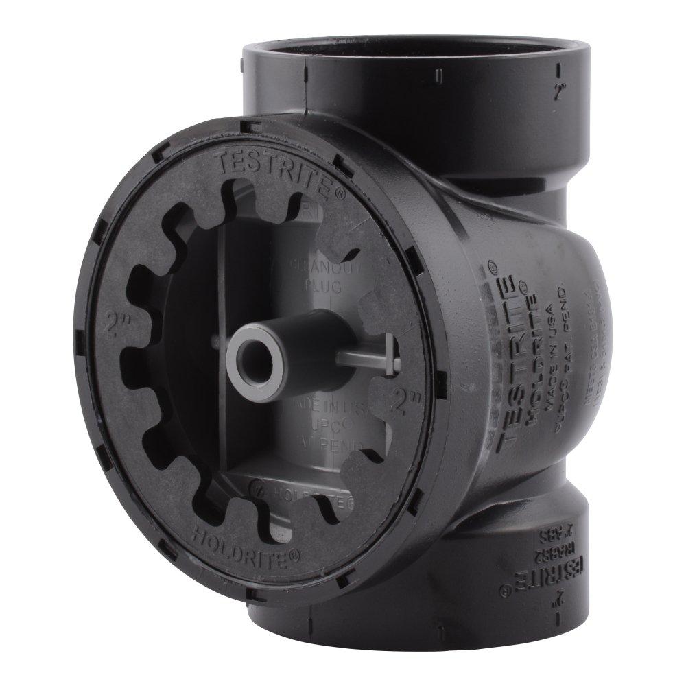 HoldRite&trade; Black Cleanout DWV ABS Tee 