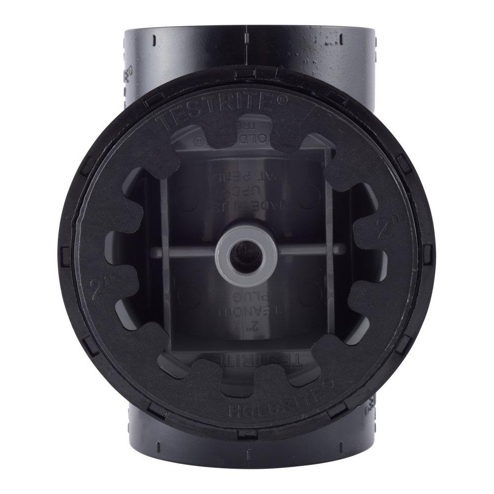 HoldRite&trade; Black Cleanout DWV ABS Tee 