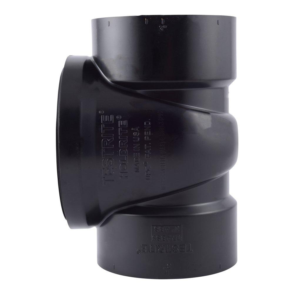 HoldRite™ Black Cleanout DWV ABS Tee 