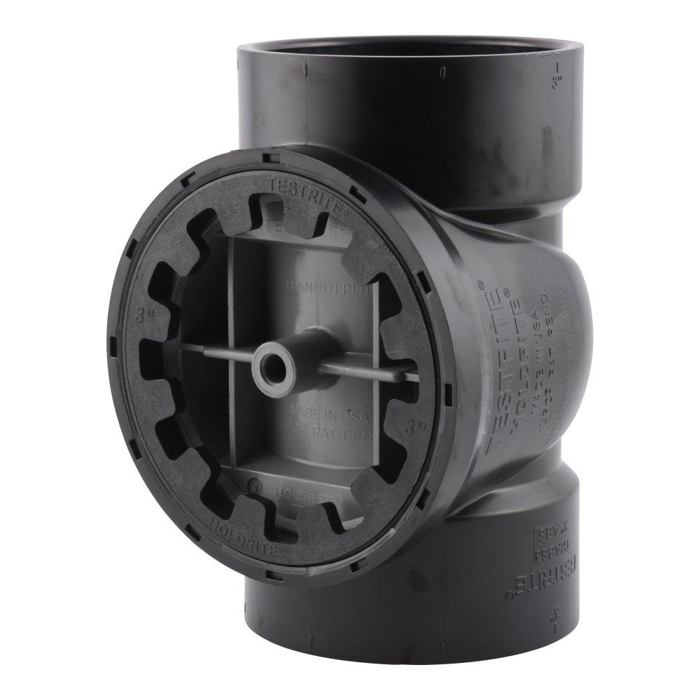 HoldRite™ Black Cleanout DWV ABS Tee 