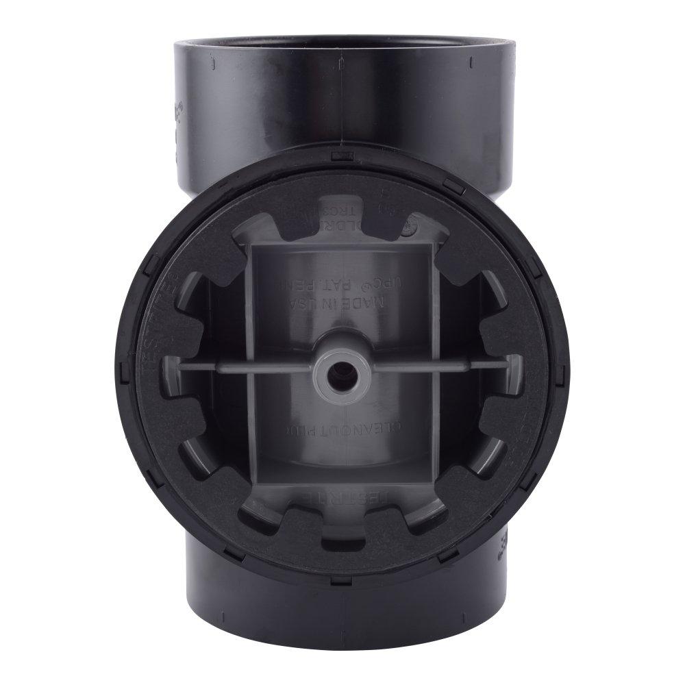 HoldRite™ Black Cleanout DWV ABS Tee 