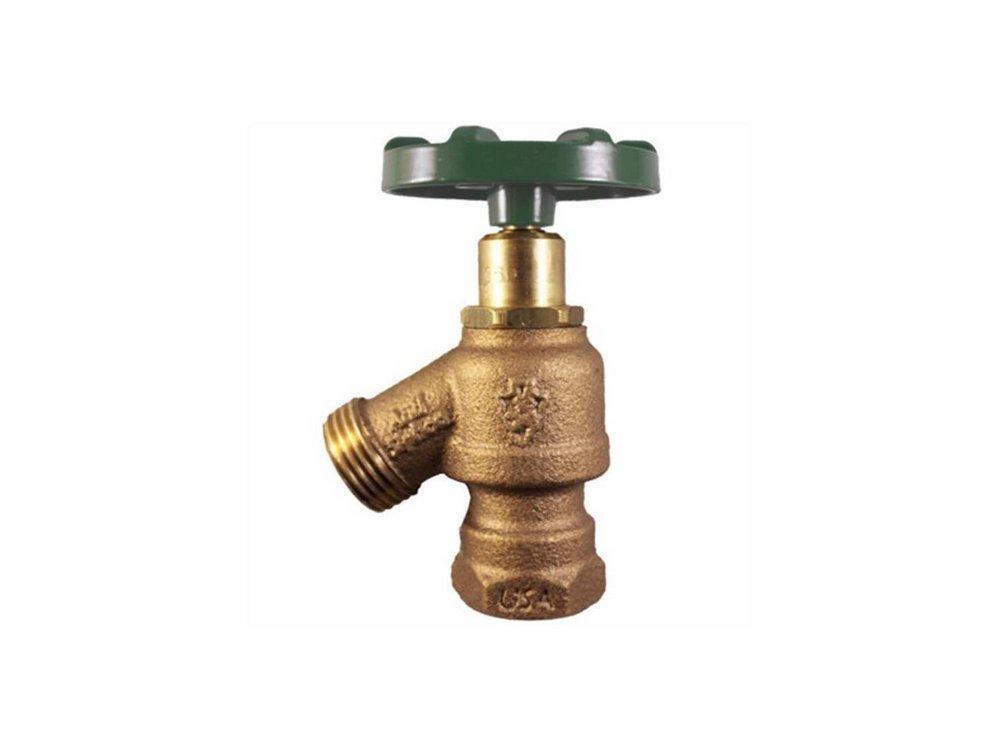 Champion-Arrowhead Bent Nose Bronze Alloy FIPS x Hose Threaded Garden Valve 