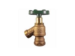 Bent Nose 1/2 and 3/4 in.Bronze Alloy FIPS x Hose Threaded Garden Valve
