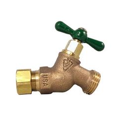 1/2 in x 3/4 in. Brass Copper Sweat x Hose Thread No Kink Hose Bibb