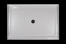 JACUZZI&reg; White 60 in. Rectangle Shower Base 