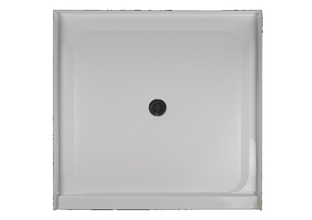 JACUZZI® White 48 in. Square Shower Base 
