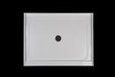 36 in. x 48 in. Shower Base with Center Drain in White