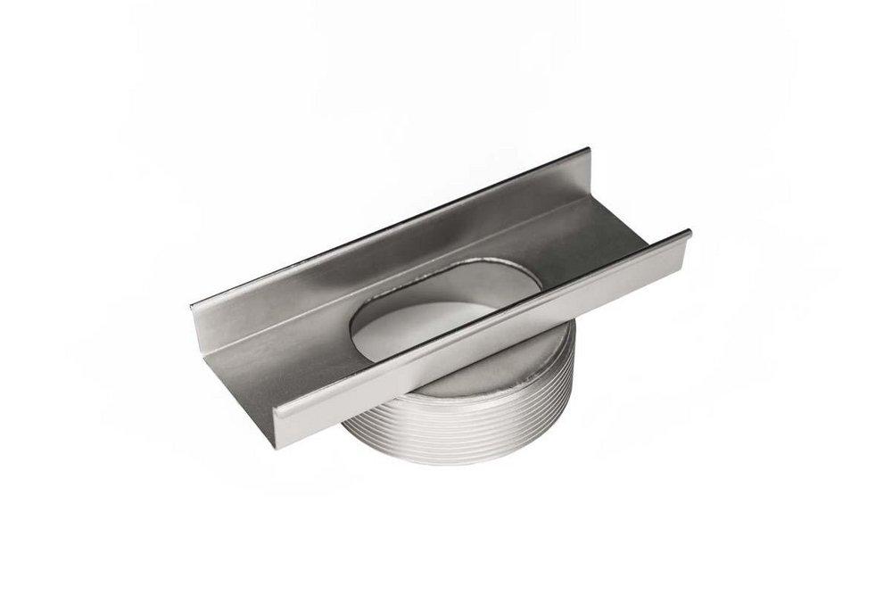 Infinity Drain Stainless Steel Out Assembly in Stainless Steel for S-DGAS AS 99 Series Floor Drains 