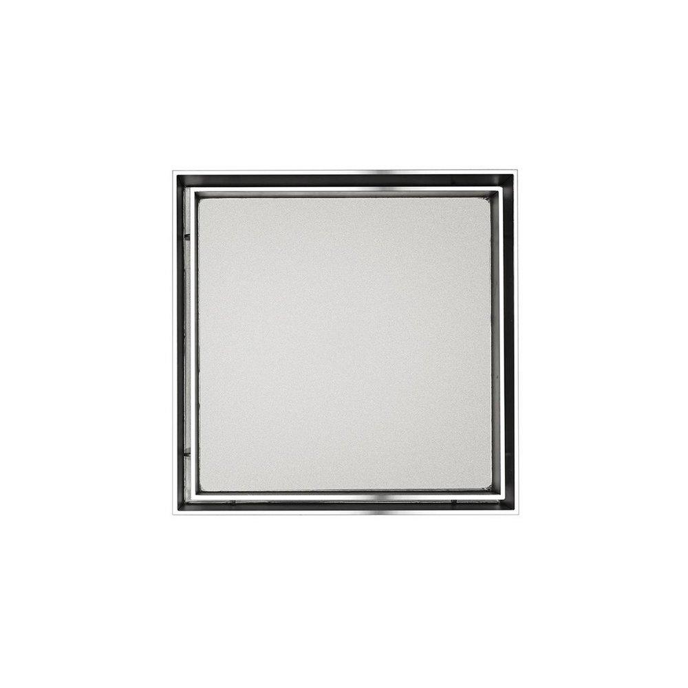 Infinity Drain Polished Stainless 5 x 5 in. 304L Tile Strainer Only for TD 15 Center Drain 
