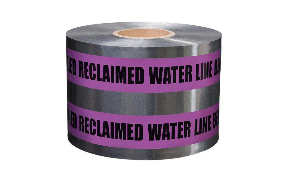 Presco Purple 6 in. Underground Detectable Warning Tape 