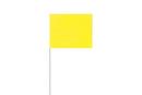 Presco Yellow Glo 21 x 4 x 5 in. Plastic and Wire Marking Flag (Pack of 100) 