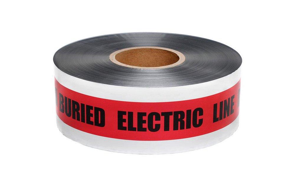 Presco Red Red 1000 ft. Marking Tape 