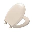 Round Closed Front Toilet Seat with Cover in Innocent Blush