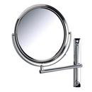 Jerdon Style Polished Chrome 9 in. Wall Mount Round 3X Magnifying Mirror 
