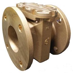 Z-Plate 6 in. Bronze Flanged Valve Strainer