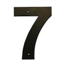 4 in. #7 Flush Mount House Number in Black