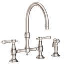 Newport Brass Satin Nickel - PVD Bridge Kitchen Faucet 