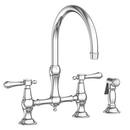 Newport Brass Polished Chrome Bridge Kitchen Faucet 