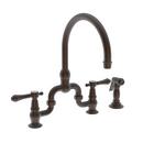 Newport Brass English Bronze Bridge Kitchen Faucet 