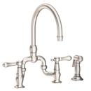 Newport Brass Satin Nickel - PVD Bridge Kitchen Faucet 