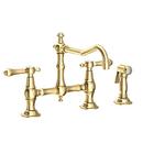 Newport Brass Forever Brass - PVD Two Handle Bridge Kitchen Faucet 