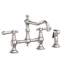 Newport Brass Polished Nickel - Natural Two Handle Bridge Kitchen Faucet 