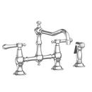 Newport Brass Polished Chrome Two Handle Bridge Kitchen Faucet 