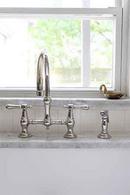 Newport Brass Antique Nickel Bridge Kitchen Faucet 