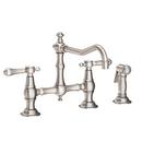 Newport Brass Satin Nickel - PVD Two Handle Bridge Kitchen Faucet 