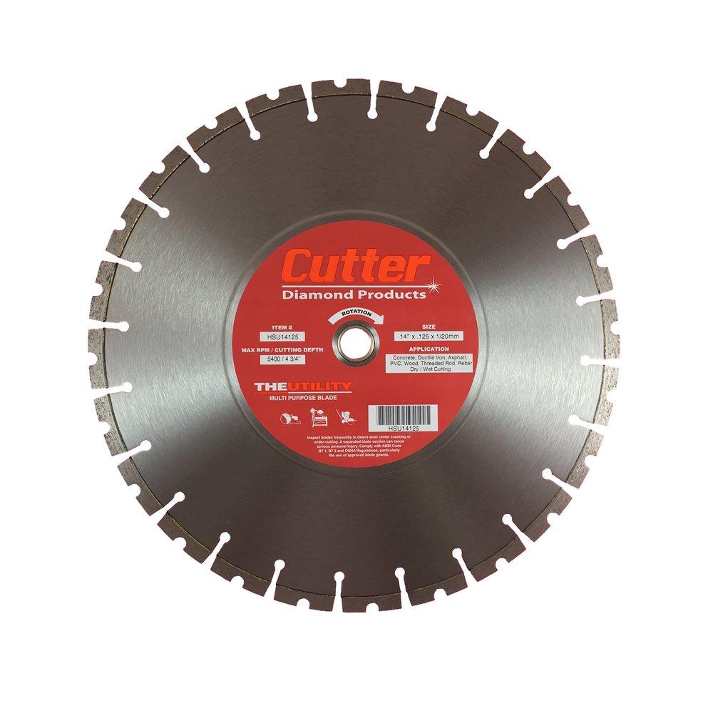 Cutter Diamond Products Asphalt, Concrete, Ductile Iron, PVC, Rebar and Wood Circular Saw 
