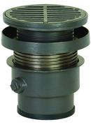 Sioux Chief Push Joint Ductile Iron Floor Drain Assembly with 6-1/2 in. Round Grate 
