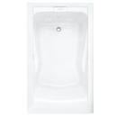 American Standard White 60 x 36 in. Air Bath Drop-In Bathtub Reversible Drain 