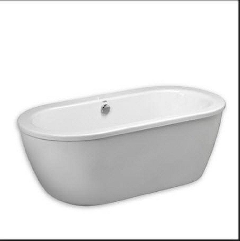 American Standard Arctic White 66 x 32 in. Freestanding Bathtub with Center Drain 