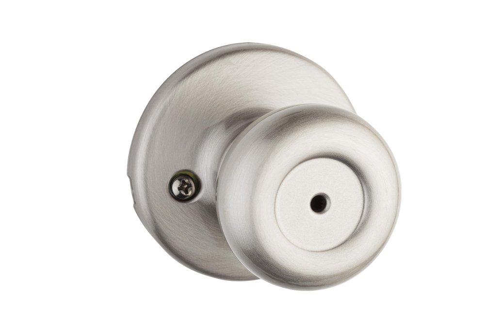 Kwikset Satin Nickel Metal Privacy or Bath Knob 