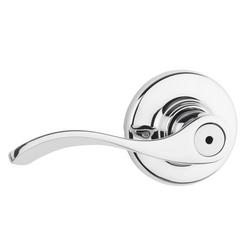 Privacy or Bath Lever in Polished Chrome